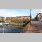 18.1.2014,Sarreguemines, Saar mit Pont Allies und Rue-Jacques-Roth