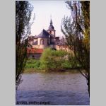 Welferdingen, Kirche, mit Saar und Furt, von Hanweiler her