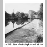 Muehle in Welferding, 
Schwarz-Weiss-Foto von ca. 1970