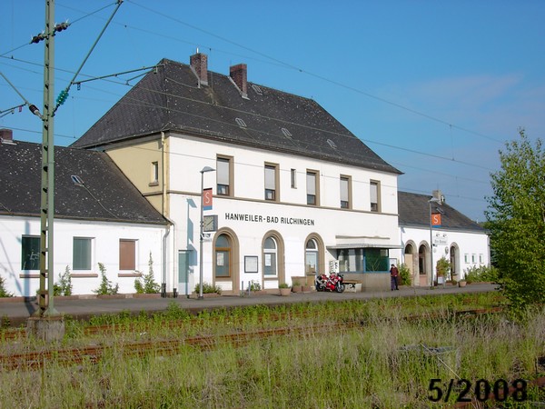 Bahnhof Hanweiler-Bad Rilchingen, fotografiert 5/2008