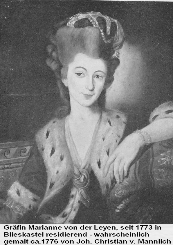 Graefin Marianne von der Leyen, Blieskastel