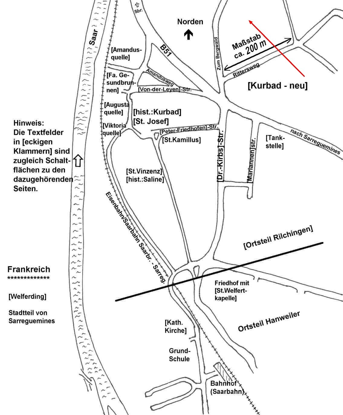 Lageplan Rilchingen/mit Schaltflaechen