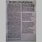 alter Zeitungsbericht von 1950 zum Schulhausneubau