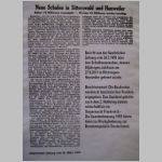 alter Zeitungsbericht von 1950 zum Schulhausneubau