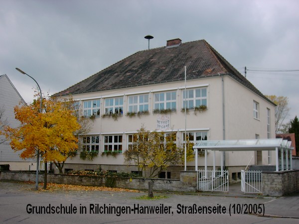 Strassenansicht, Grundschule, Standort Rilchingen-Hanweiler, Okt.2005