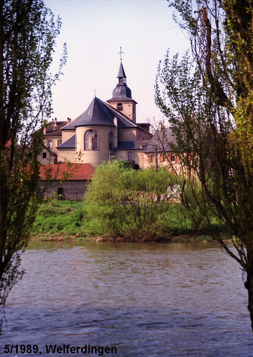 Kirche in Welferding/Frankreich, 1989